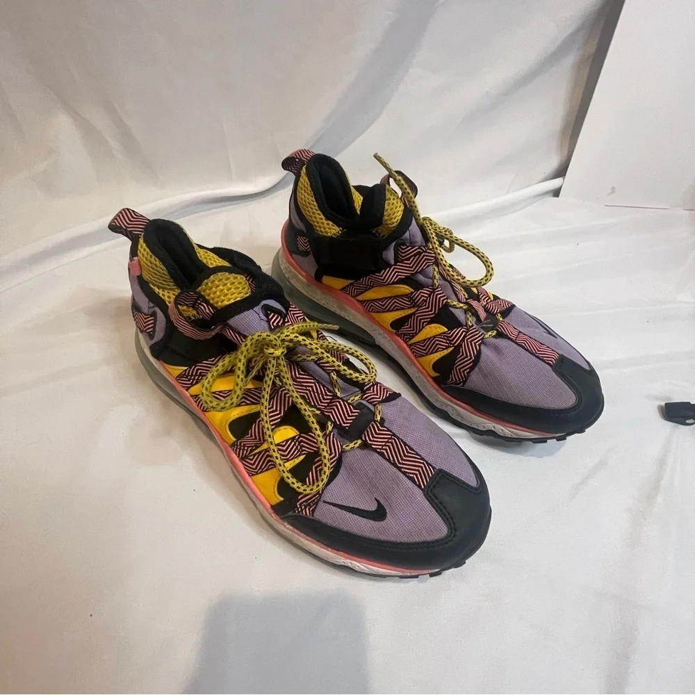 Nike Air Max 270 Bowfin Black Atomic Violet Amarillo Size 9.5 - Picture 3 of 10